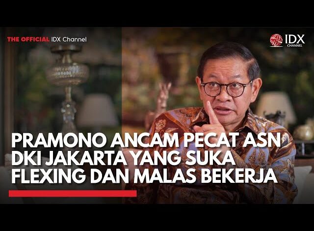 Pramono Ancam Pecat ASN DKI Jakarta yang Suka Flexing dan Malas Bekerja