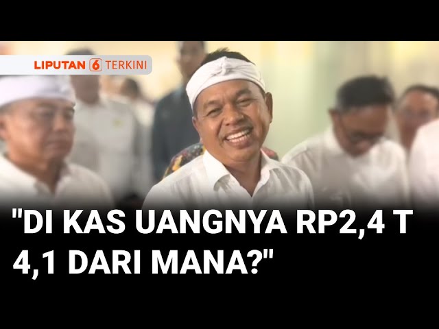 Datangi Bank Indonesia Usai Polemik Dana Mengendap, Dedi Mulyadi: “Rp4,1 Triliun Dari Mana?”