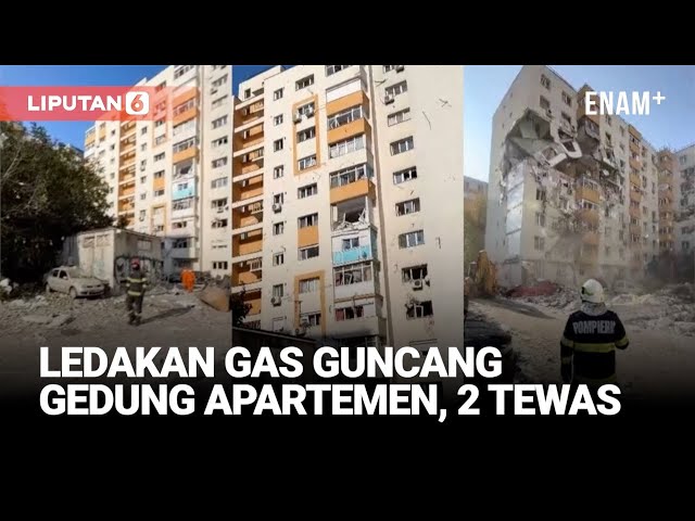 Ledakan Gas Guncang Gedung Apartemen di Bukarest, Romania