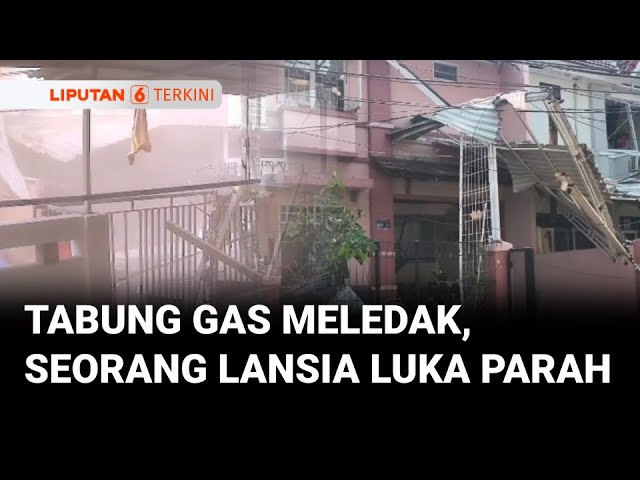 Tabung Gas Meledak di Cengkareng, Dua Orang Luka Parah & Sejumlah Rumah Alami Kerusakan