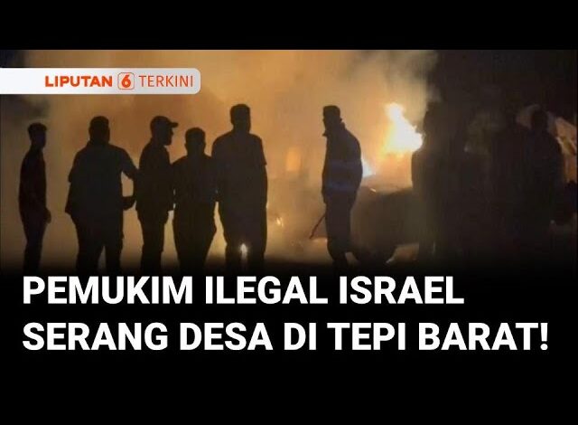 Pemukim Ilegal Israel Serang Desa Palestina, 4 Terluka dan 5 Mobil Dibakar saat Panen Zaitun