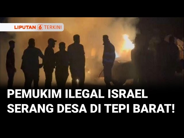 Pemukim Ilegal Israel Serang Desa Palestina, 4 Terluka dan 5 Mobil Dibakar saat Panen Zaitun