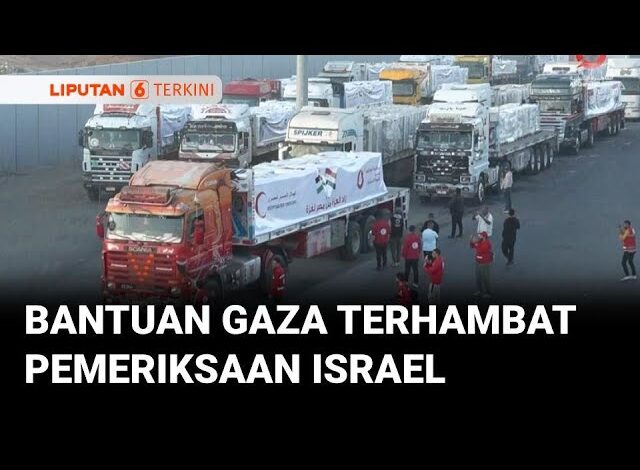 400 Truk Bantuan Menuju Gaza Lewati Perbatasan Rafah, Akan Diperiksa Israel