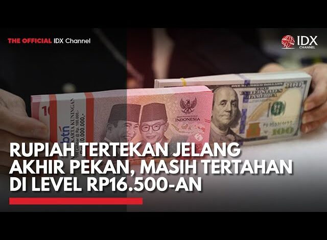 Rupiah Melemah Tipis Jelang Akhir Pekan, Bertahan di Level Rp16.500-an per Dolar AS | 2ND SESSION