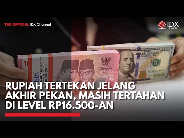 Rupiah Melemah Tipis Jelang Akhir Pekan, Bertahan di Level Rp16.500-an per Dolar AS | 2ND SESSION