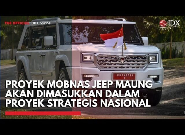 Proyek Mobnas Jeep Maung Akan Dimasukkan dalam Proyek Strategis Nasional
