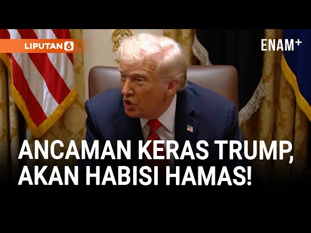 Trump Ancam Hamas Akan Dihabisi Jika Tak Patuhi Gencatan Senjata