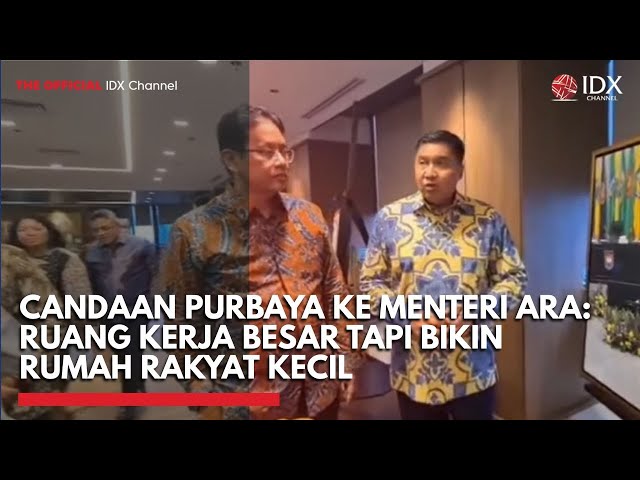 Candaan Purbaya ke Menteri Ara: Ruang Kerja Besar Tapi Bikin Rumah Rakyat Kecil