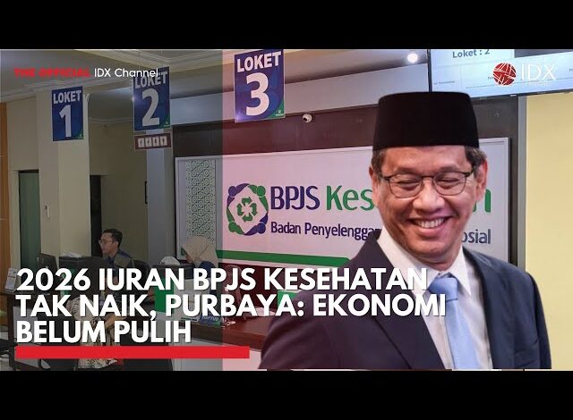 2026 Iuran BPJS Kesehatan Tak Naik, Purbaya: Ekonomi Belum Pulih