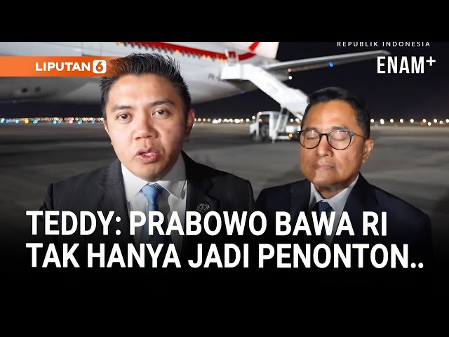 Bangga Seskab Teddy: Prabowo Bawa RI Tak Hanya Jadi Penonton, Penentu Perdamaian di Gaza