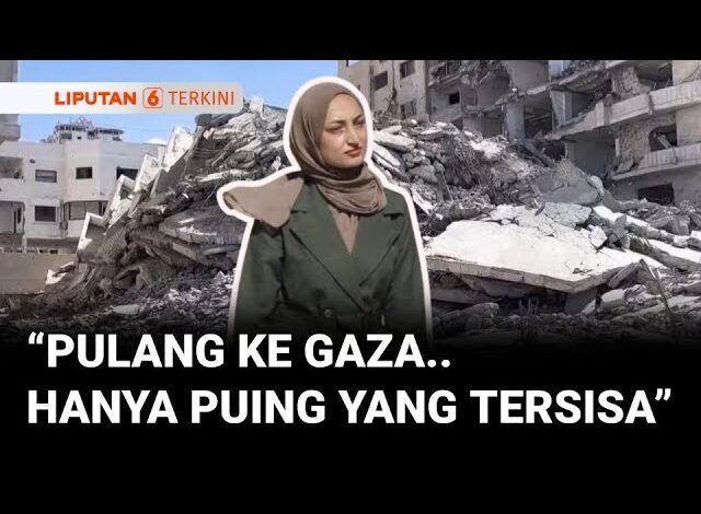 Saat Gaza Tak Lagi Sama, Perjalanan Pulang Berakhir Air Mata