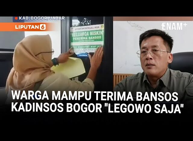 Viral Warga Mampu Terima Bansos di Bogor, Kadinsos: Legowo Saja, yang Viral itu! | Liputan6