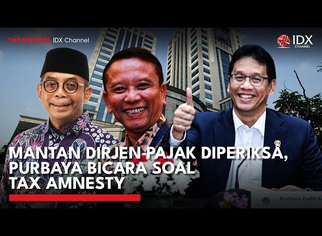 Mantan Dirjen Pajak Diperiksa, Purbaya Bicara Soal Tax Amnesty