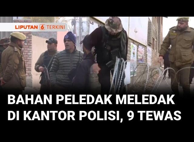 Bahan Peledak Sitaan Meledak di Kantor Polisi, Sembilan Tewas Termasuk Petugas Forensik