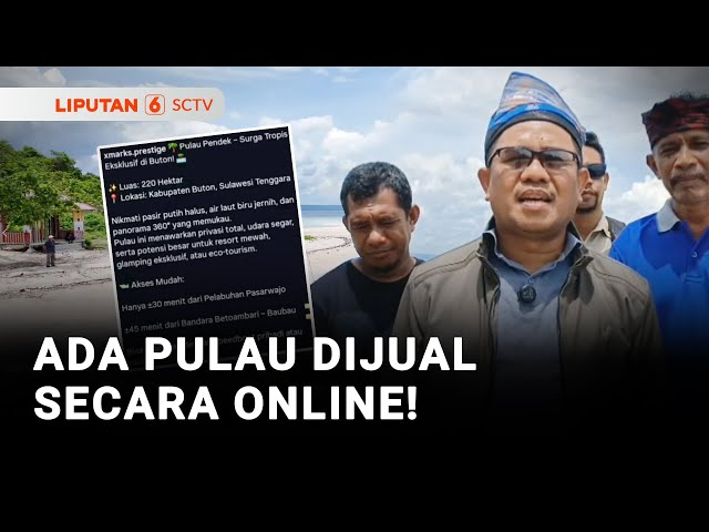 Pulau Pendek di Buton yang Eksotis. Eh, Malah Dijual Online!
