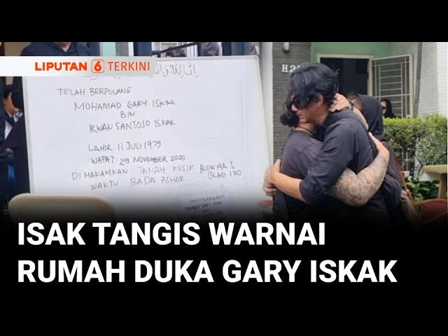 Suasana Haru di Rumah Duka Gary Iskak, Sahabat dan Rekan Artis Datang Beri Penghormatan Terakhir