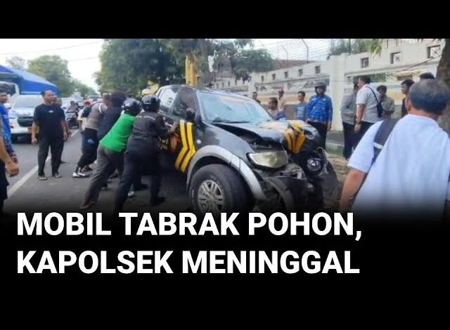 Kapolsek Arjasa Meninggal Setelah Mobil Dinas Menabrak Pohon, Korban Diduga Alami Serangan Jantung