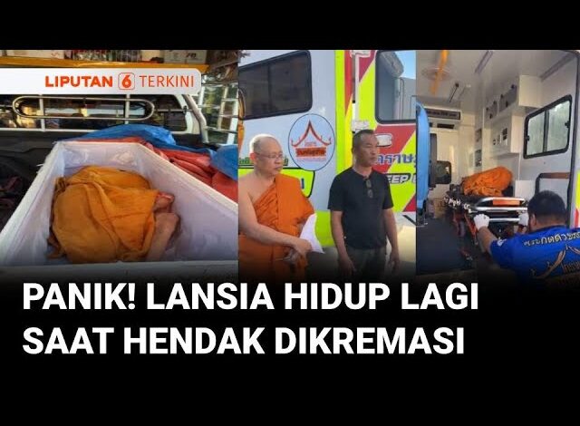 Dikira Meninggal, Lansia di Thailand Ternyata Masih Hidup Saat Akan Dikremasi
