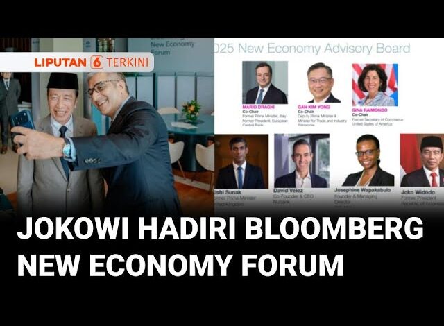 Presiden Ke-7 RI Joko Widodo Jadi Pembicara Bloomberg New Economy Forum di Singapura