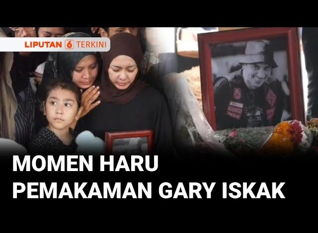 Proses Pemakaman Gary Iskak di TPU Tanah Kusir Penuh Haru, Dipenuhi Doa dan Air Mata
