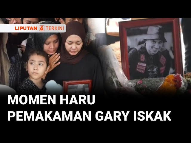 Proses Pemakaman Gary Iskak di TPU Tanah Kusir Penuh Haru, Dipenuhi Doa dan Air Mata