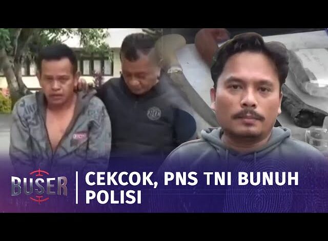 Cekcok, PNS TNI Bunuh Polisi di Kendari