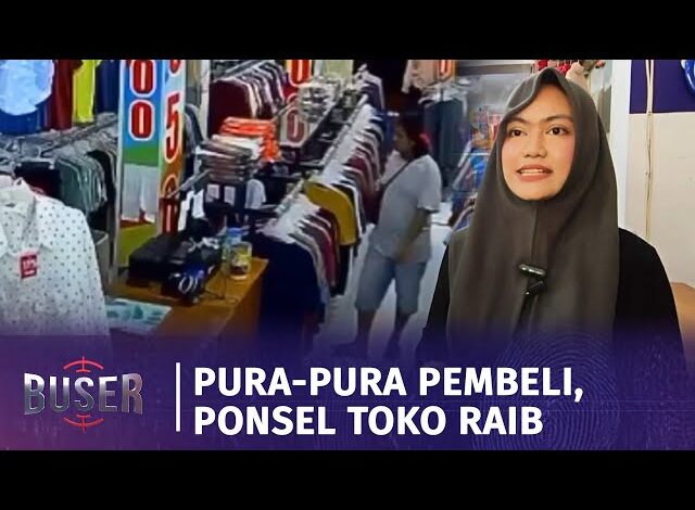 Maling Ponsel Beraksi di Toko Baju, Satu Ponsel Raib Digondol Maling | Buser