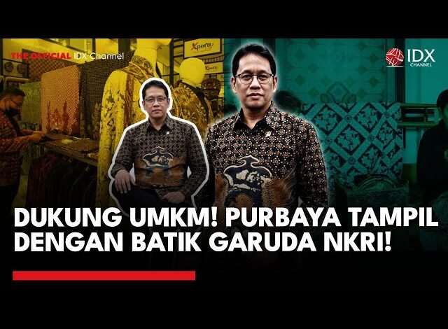 Menkeu Purbaya Pakai Batik Garuda NKRI Bikinan Yogyakarta, komitmen UMKM | IDXC UPDATE