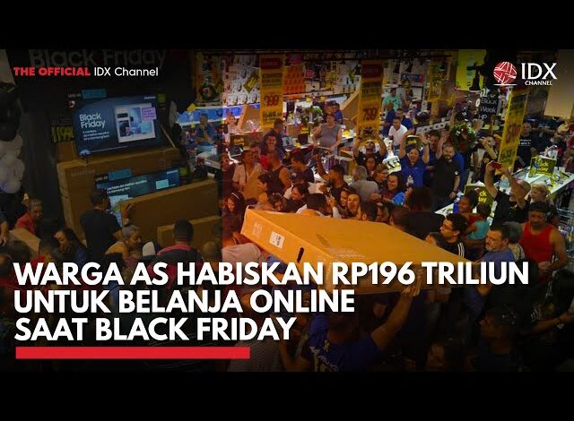 Warga AS Habiskan Rp196 Triliun untuk Belanja Online saat Black Friday | IDXC UPDATE