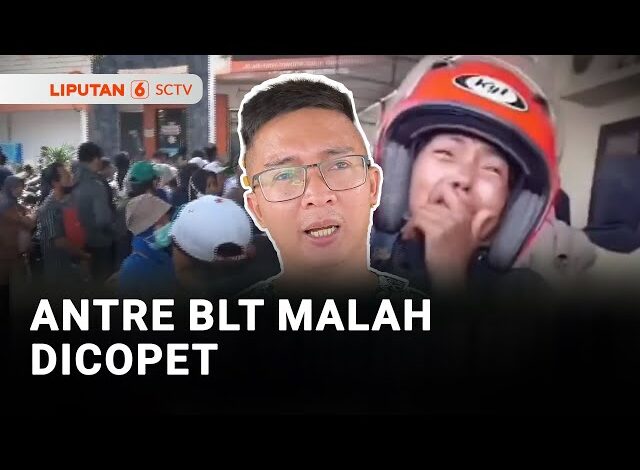 Lagi Antre BLT Malah Dicopet, Uang Ratusan Ribu Melayang