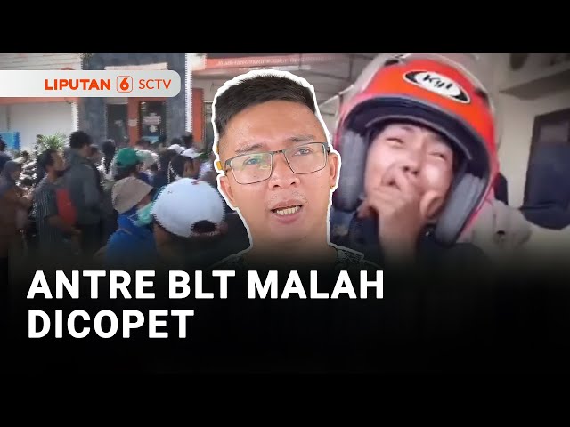 Lagi Antre BLT Malah Dicopet, Uang Ratusan Ribu Melayang