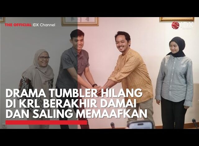 Drama Tumbler Hilang di KRL Berakhir Damai dan Saling Memaafkan | IDXC UPDATE