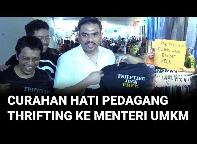 Menteri UMKM Tinjau Pasar Senen, Pedagang Thrifting Curhat Tidak Ingin Usaha Ditutup