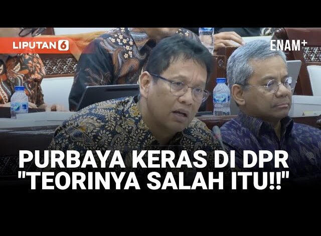 Momen Purbaya Dihujani Interupsi Depan Komisi XI DPR: Teorinya Salah itu!
