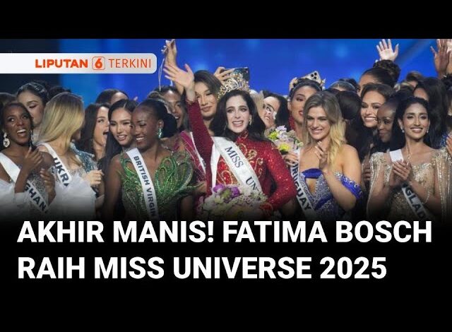 Usai Diwarnai Kontroversi, Fatima Bosch dari Meksiko Akhirnya Meraih Mahkota Miss Uiverse 2025