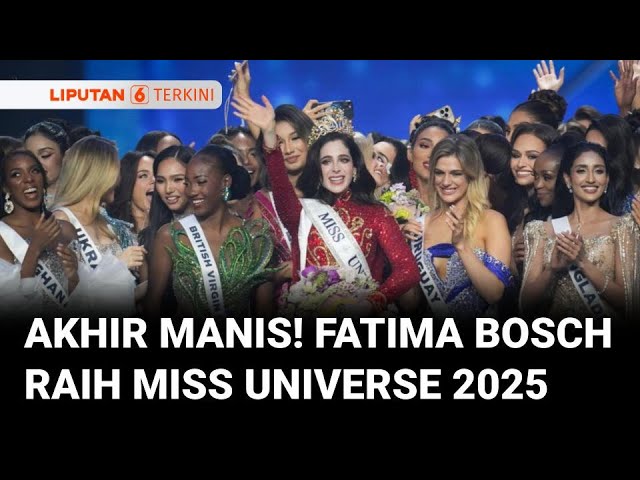 Usai Diwarnai Kontroversi, Fatima Bosch dari Meksiko Akhirnya Meraih Mahkota Miss Uiverse 2025