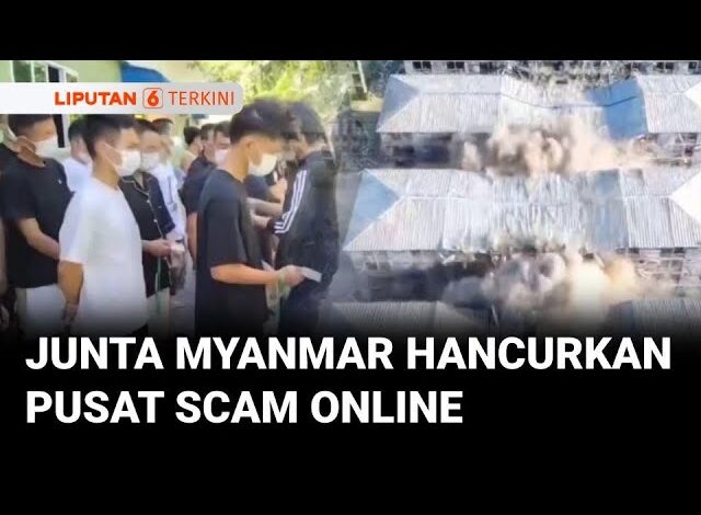 Junta Myanmar Gerebek & Hancurkan Pusat Scam Online