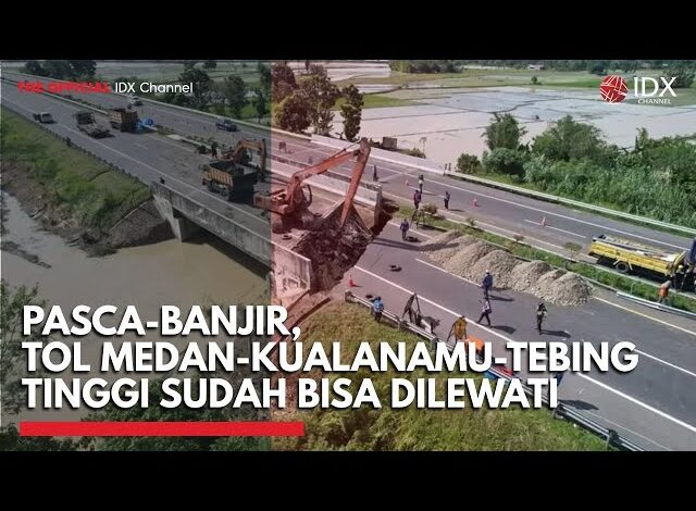 Pasca-Banjir, Tol Medan-Kualanamu-Tebing Tinggi Sudah Bisa Dilewati