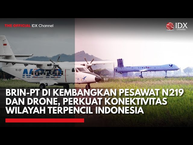 BRIN-PT DI Kembangkan Teknologi Pesawat N219 dan Drone | IDXC UPDATE