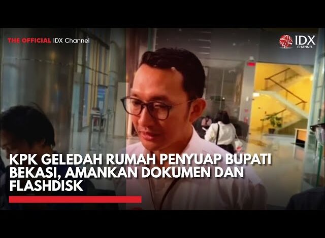 KPK Geledah Rumah Penyuap Bupati Bekasi, Amankan Dokumen dan Flashdisk