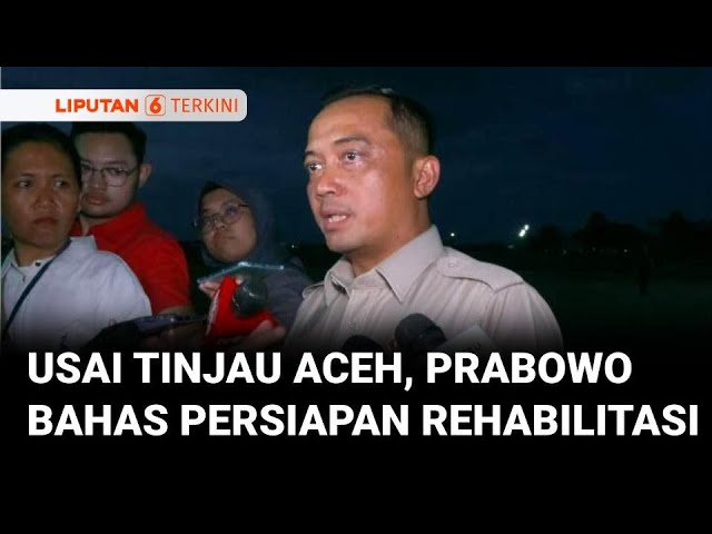 Mensesneg Prasetyo Hadi Beberkan Alasan Presiden Prabowo Kembali Tinjau Kondisi Aceh