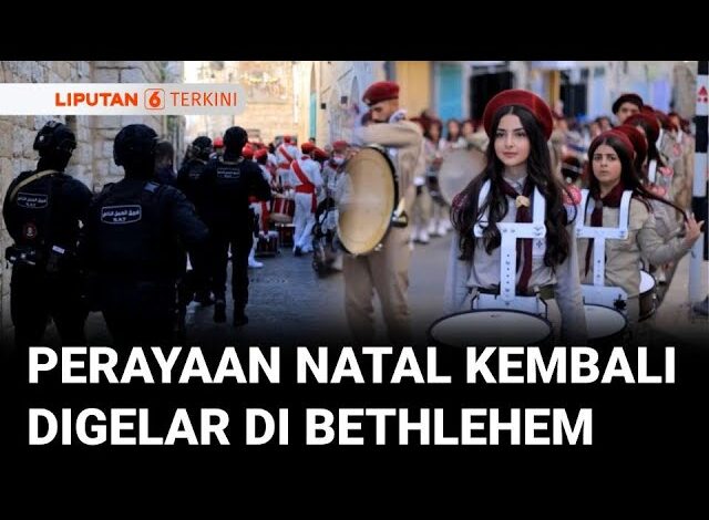 Natal Kembali Dirayakan di Bethlehem, Dua Tahun Sejak Zionis Israel Bombardir Gaza