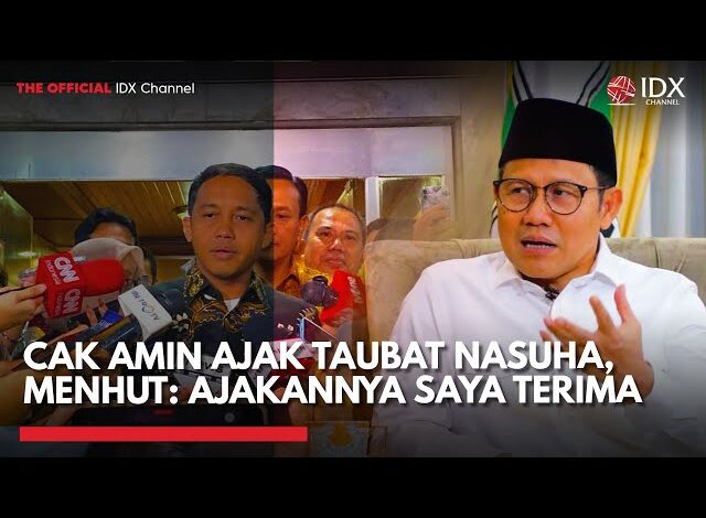 Cak Imin Ajak Taubat Nasuha, Menhut: Ajakannya Saya Terima