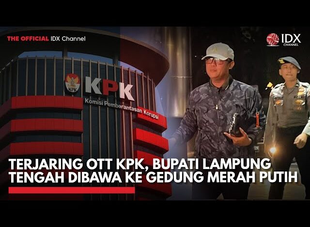 Terjaring OTT KPK, Bupati Lampung Tengah Dibawa ke Gedung Merah Putih | IDXC UPDATE
