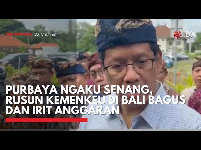 Purbaya Ngaku Senang, Rusun Kemenkeu di Bali Bagus dan Irit Anggaran