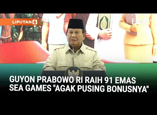 Guyon Prabowo, Indonesia Raih 91 Emas Sea Games 2025: Tapi Pusing Juga Bonusnya