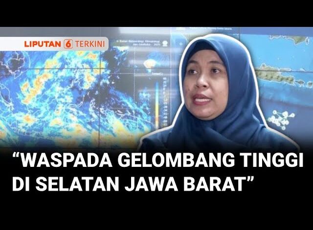 Potensi Siklon Tropis 93S, BMKG Imbau Waspada Gelombang Tinggi di Selatan Lampung hingga Jawa Barat