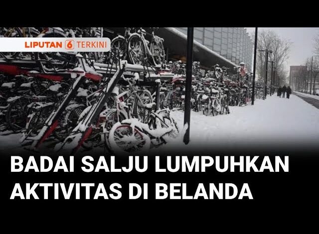 Badai Salju Hantam Eropa, Ratusan Penerbangan dan Perjalanan Kereta Dibatalkan | Liputan 6