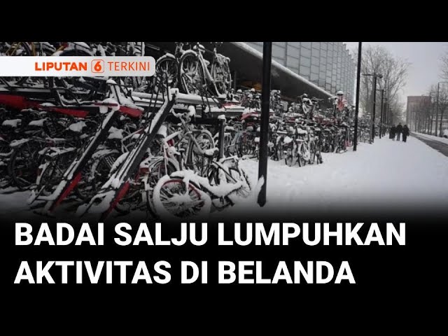 Badai Salju Hantam Eropa, Ratusan Penerbangan dan Perjalanan Kereta Dibatalkan | Liputan 6