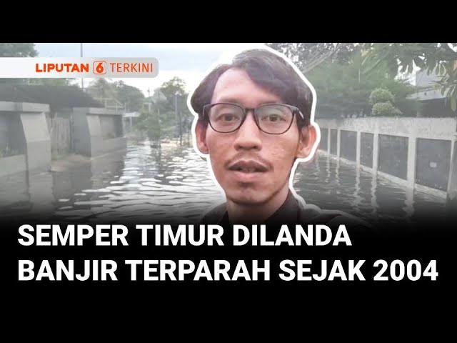 Perumahan Semper Timur Tergenang Banjir Terparah Sejak 2004